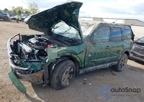 2025 Ford Bronco Sport Outer Banks z USA, uszkodzony, nr VIN 3FMCR9CN8SRF07290